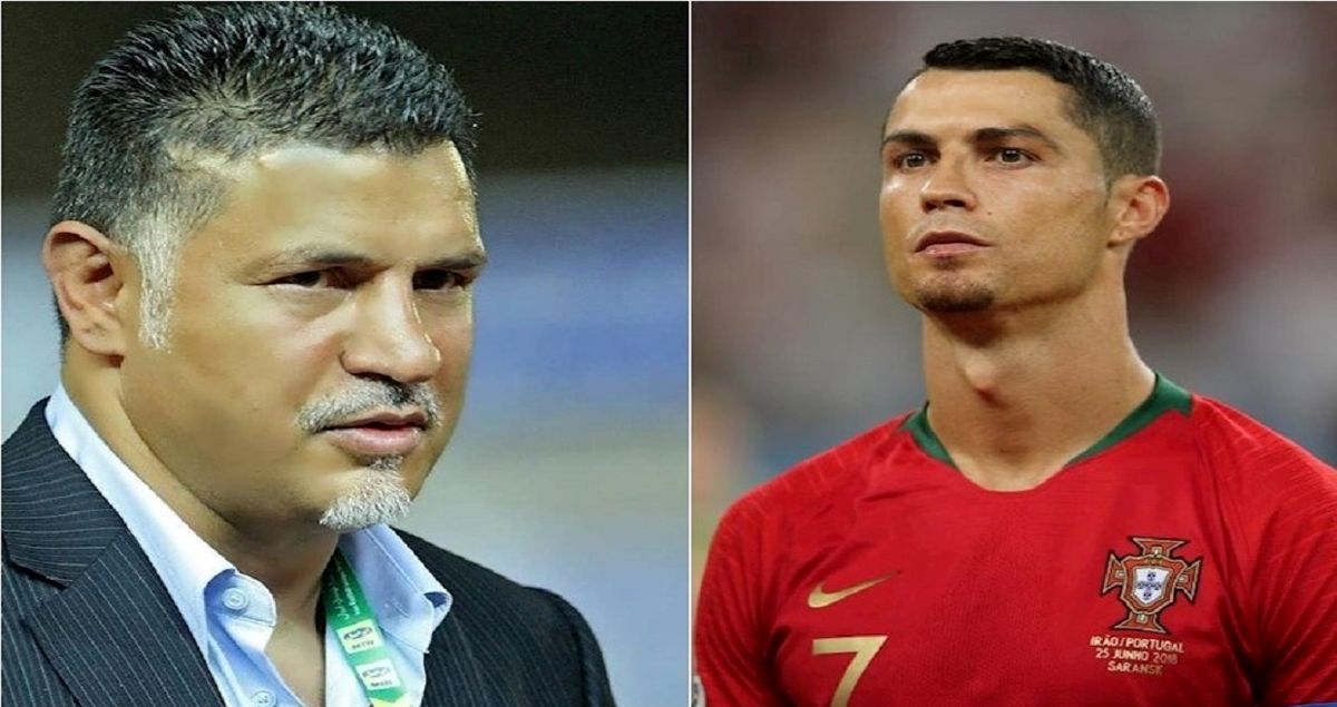 رقابت جنجالی دایی و رونالدو+عکس دیدنی