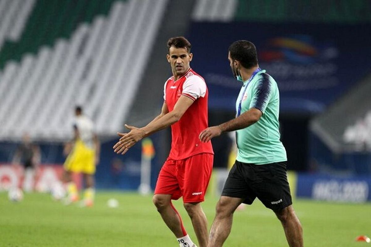 زمان بازگشت مهاجم پرسپولیس به تمرینات