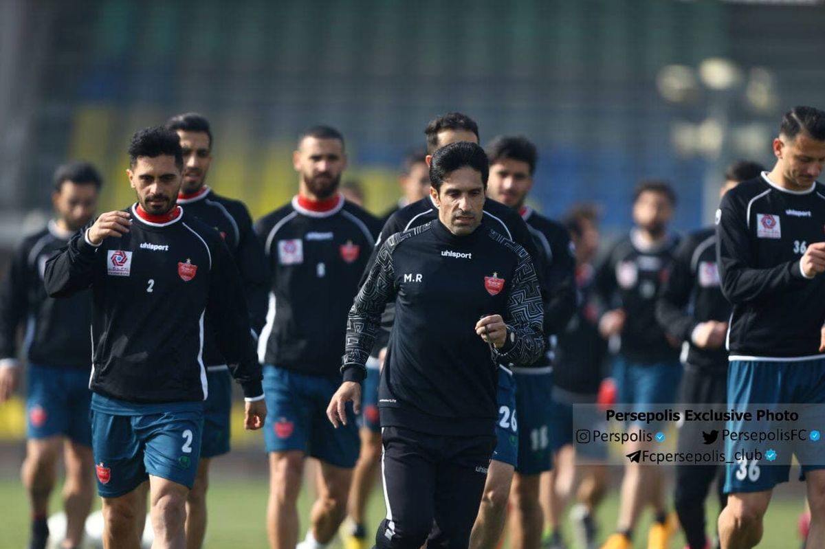 تمرین متفاوت پرسپولیس برای ذوبآهن|تصاویر