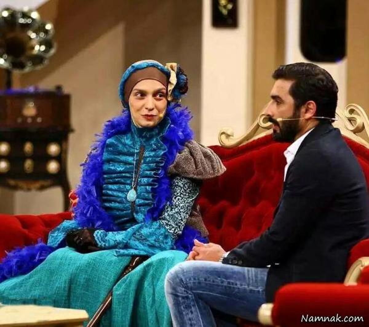 شوخیجنجالی امین زندگانی با الیکا عبدالرزاقی وسط اجرا+فیلم