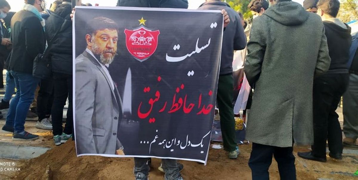 اولین فیلم دردناک از سنگ مزار موقت علی انصاریان