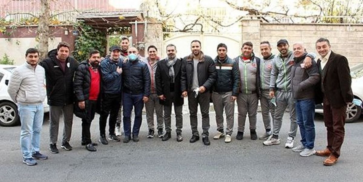 عیادت پرسپولیسیها از پروین
